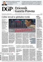 okłada najnowszego numeru Dziennik Gazeta Prawna