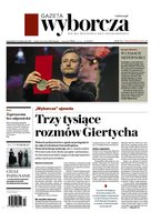 okłada najnowszego numeru Gazeta Wyborcza