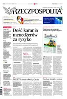 okłada najnowszego numeru Rzeczpospolita